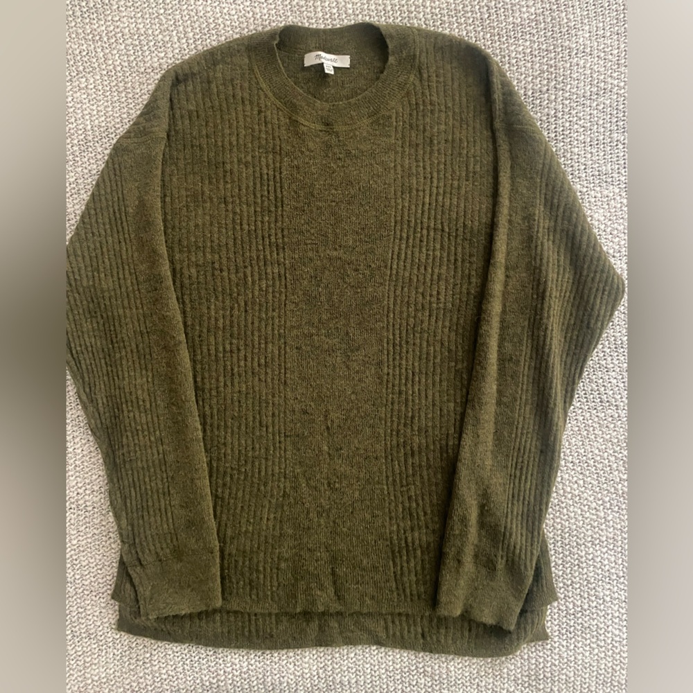 Forest green Madewell sweater